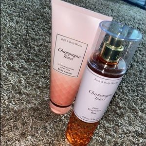 Champagne Toast Body Cream and Fragrance